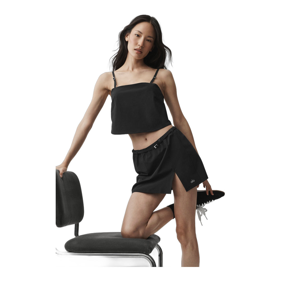 alo Connection Mini Skirt - Black