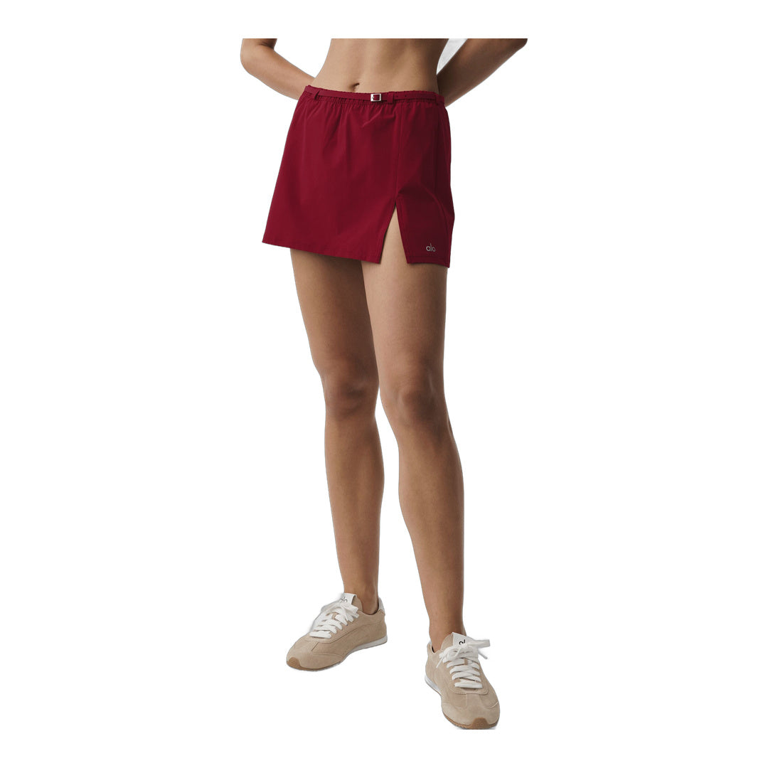 alo Connection Mini Skirt - Summer Romance Red