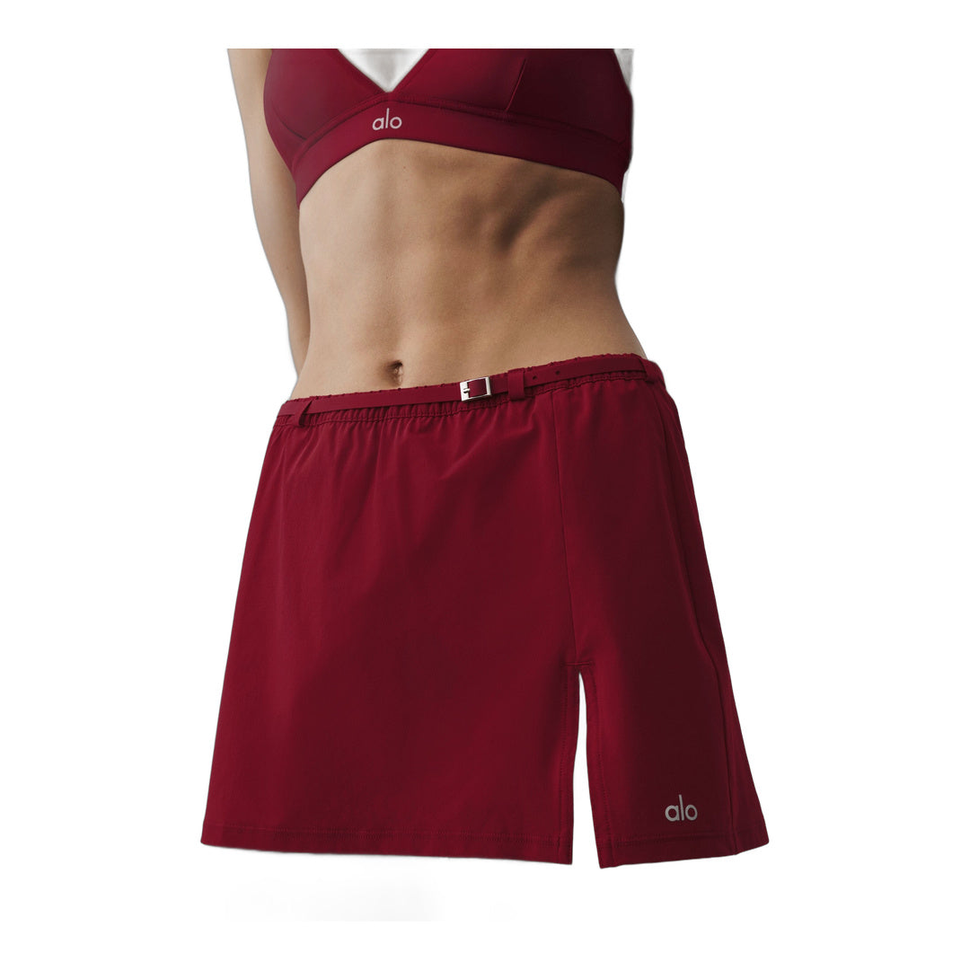 alo Connection Mini Skirt - Summer Romance Red