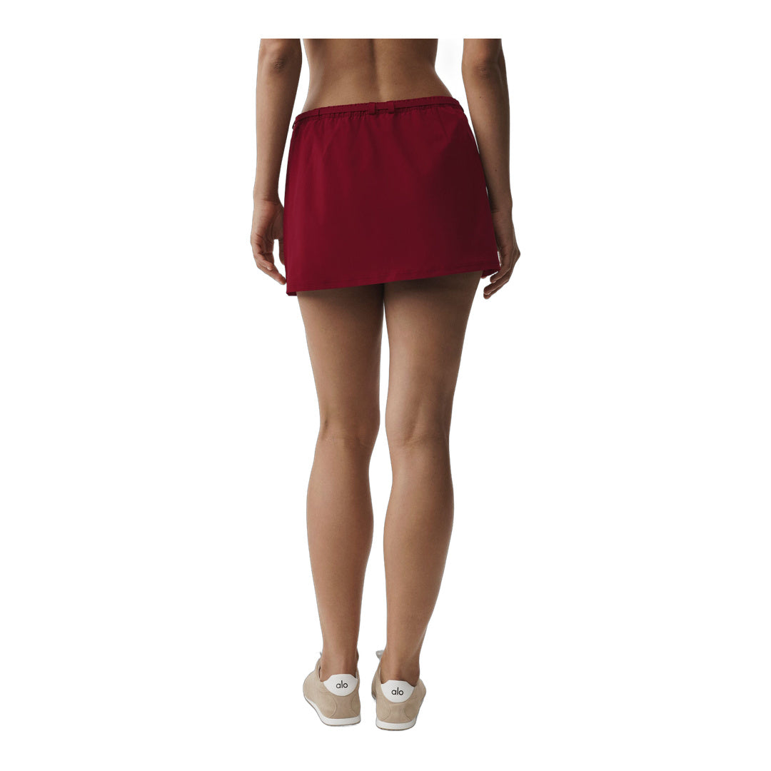 alo Connection Mini Skirt - Summer Romance Red