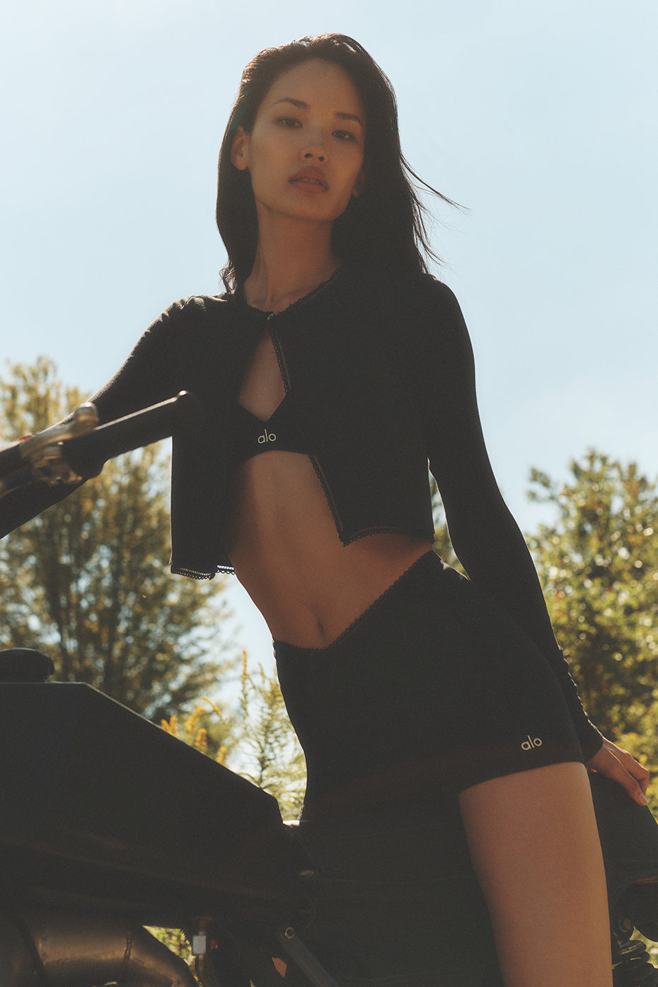 alo 3" Alosoft Affection Short - Black