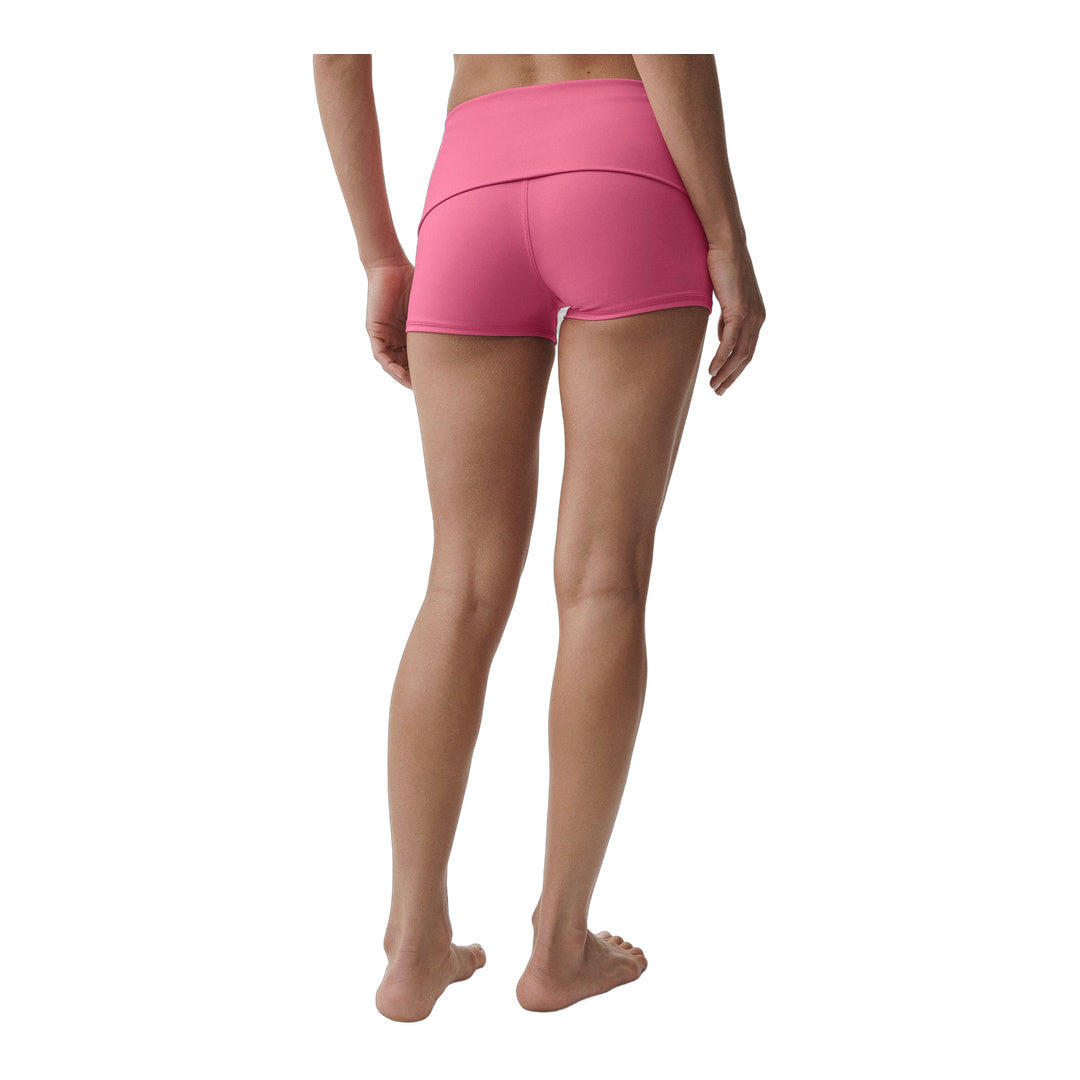 alo 3" ALO Softsculpt Low-Rise Foldover Short - Paradise Pink