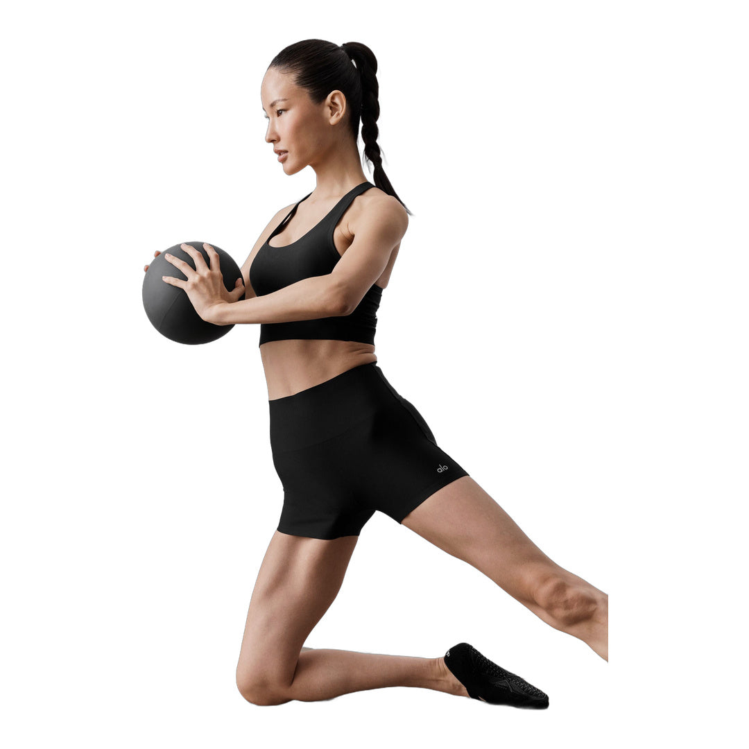 alo 3" Airlift High-Waist Sleek Short - Black