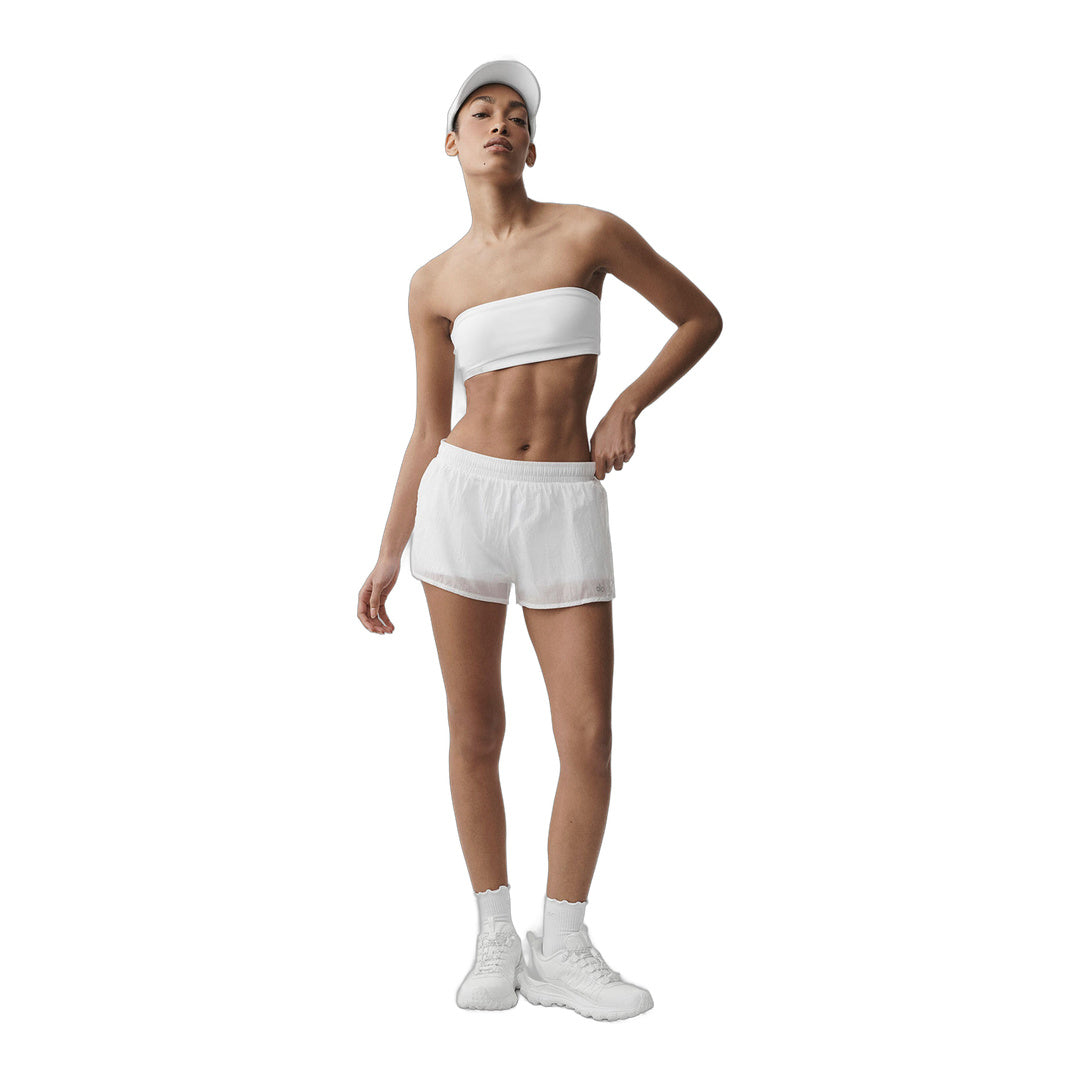 alo Mid-Rise Go Time Short - White