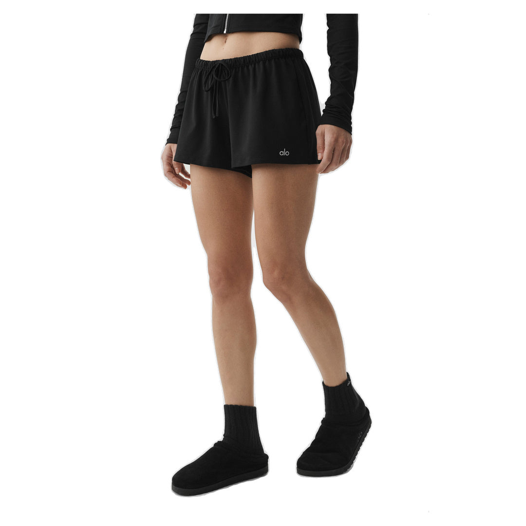 ALO Alosoft Low-Rise Finesse Short - Black