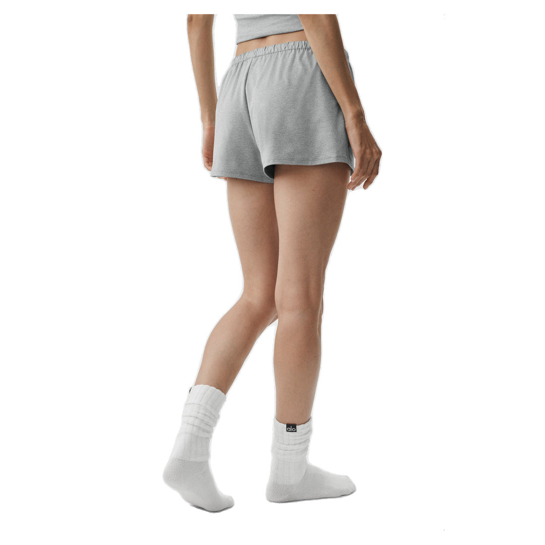 ALO Alosoft Low-Rise Finesse Short - Vintage Athletic Heather