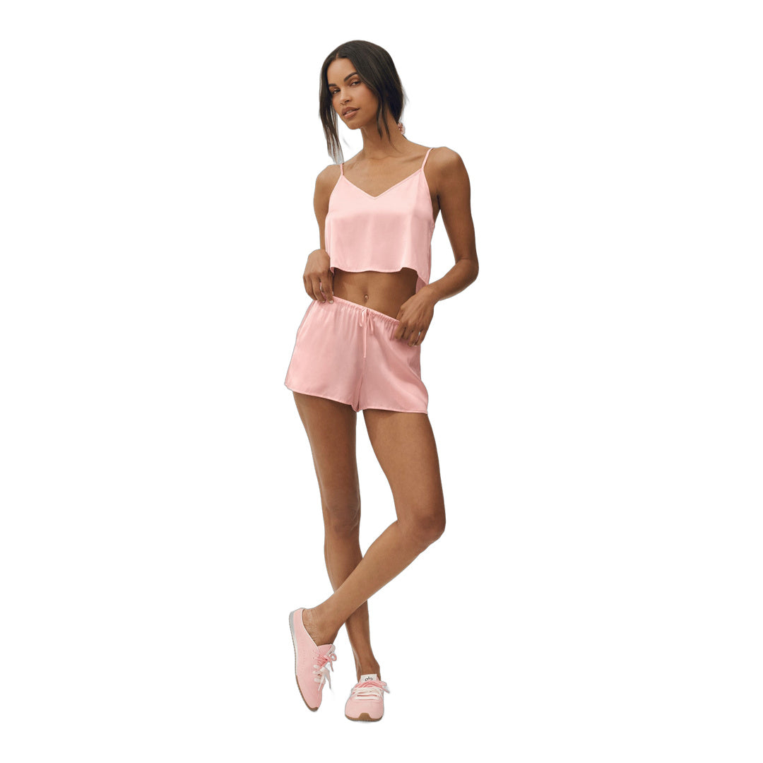 alo Silk Blend Radiance Short - Sundrenched Pink