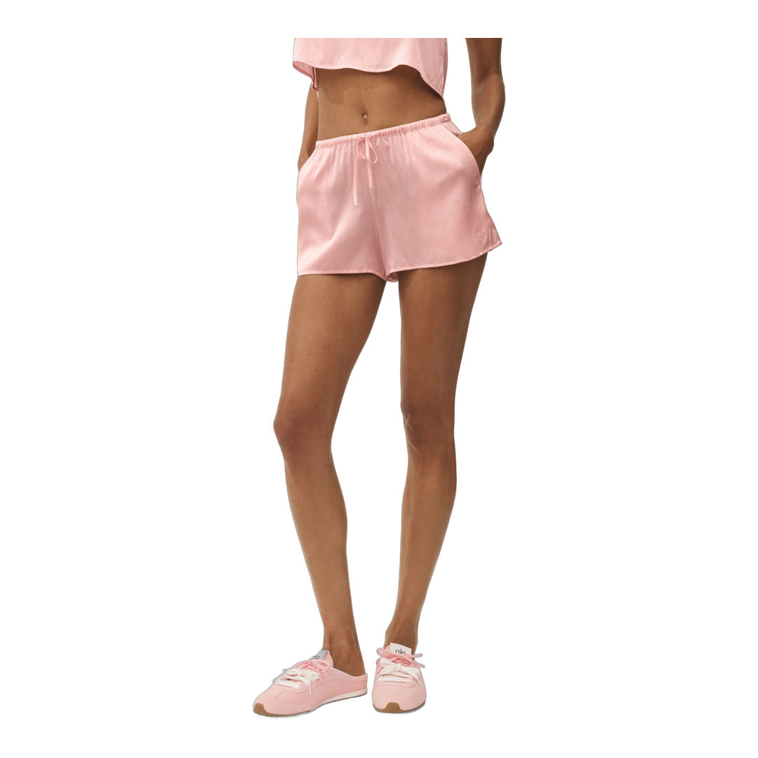 alo Silk Blend Radiance Short - Sundrenched Pink