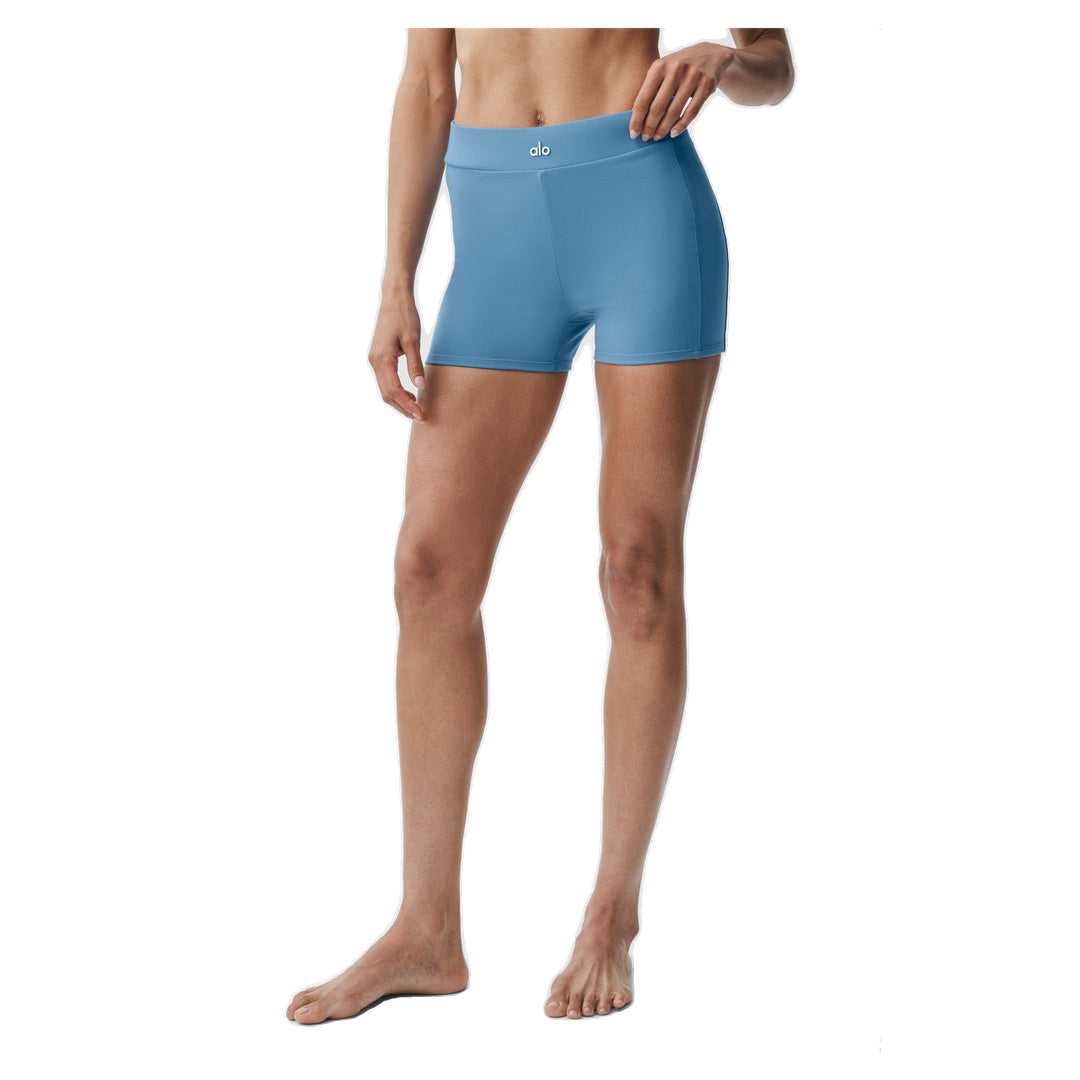 ALO 3" Airbrush High-Waist Aura Short - California Blue
