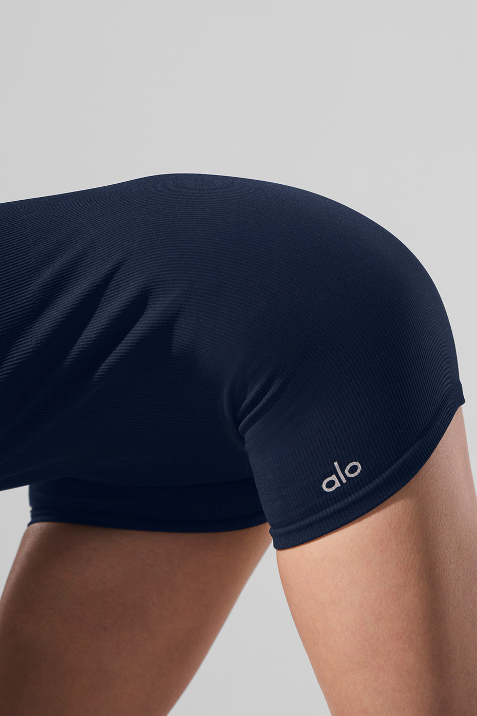 alo Seamless Ribbed Favorite Onesie - Navy