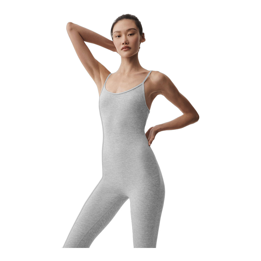 alo Alosoft One And Done Onesie - Athletic Heather Grey