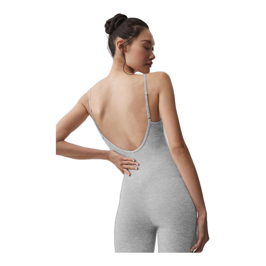 alo Alosoft One And Done Onesie - Athletic Heather Grey