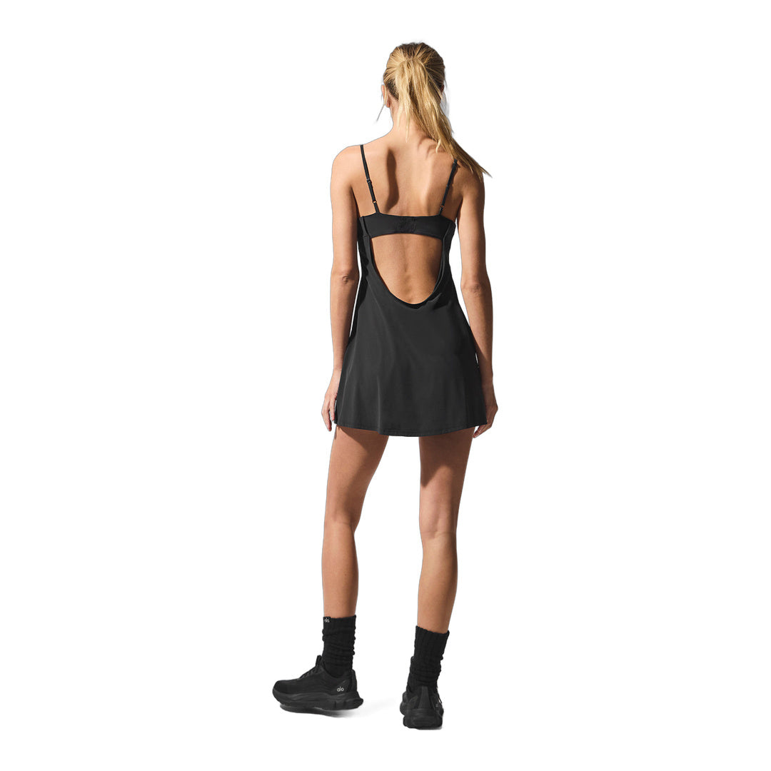 alo Breezy Tennis Dress - Black