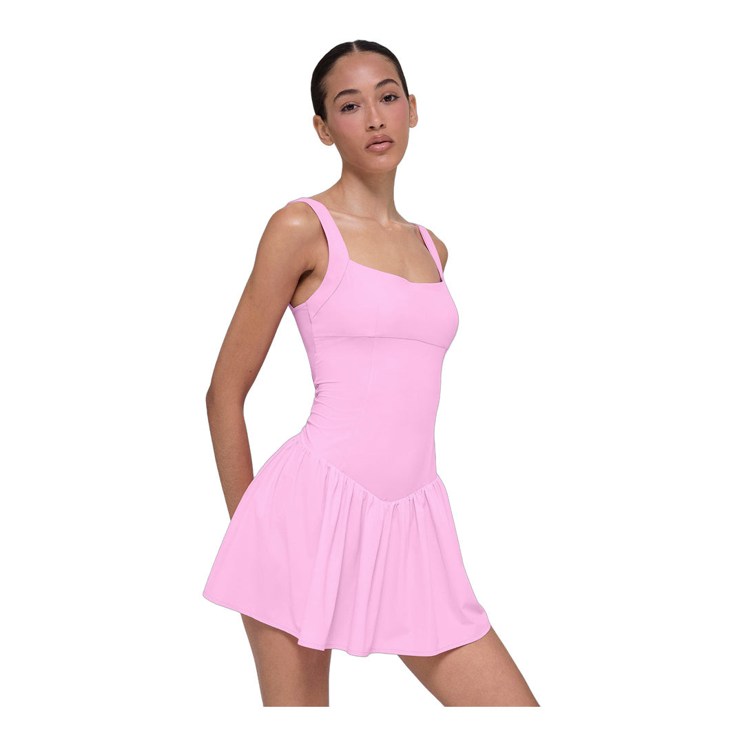 alo Alosoft Break Point Tennis Dress - Candy Heart Pink