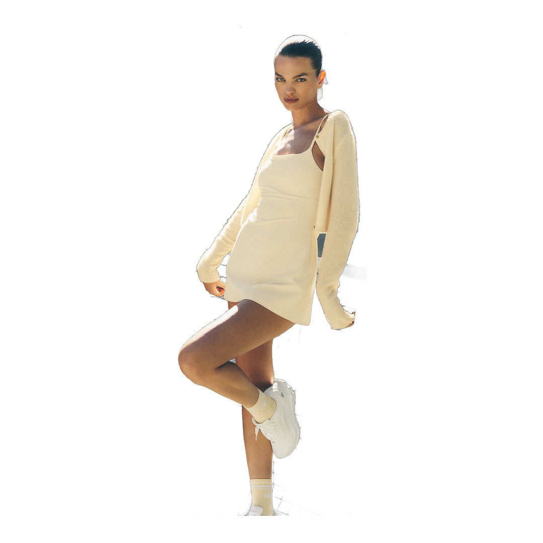 alo Alosoft Encore Tennis Dress - Candlelight Yellow