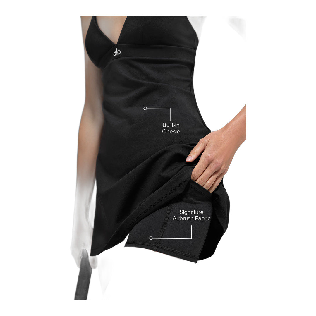 alo Airbrush Splendor Dress - Black