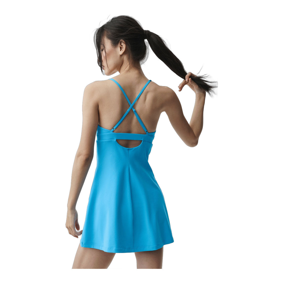 alo Airbrush Splendor Dress - Azure Blue