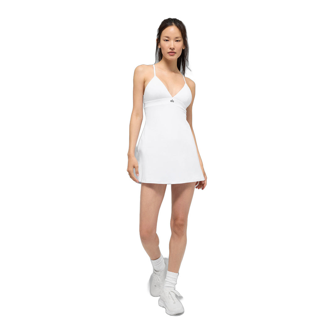 alo Airbrush Splendor Dress - White