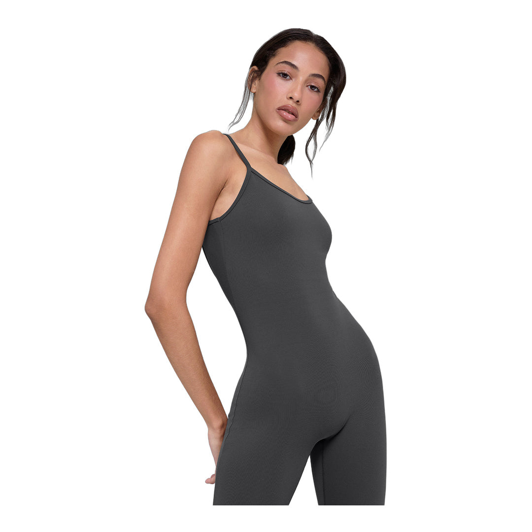 alo Airbrush Bootcut One And Done Onesie - Anthracite
