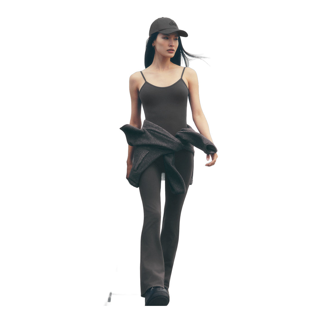 alo Airbrush Bootcut One And Done Onesie - Anthracite