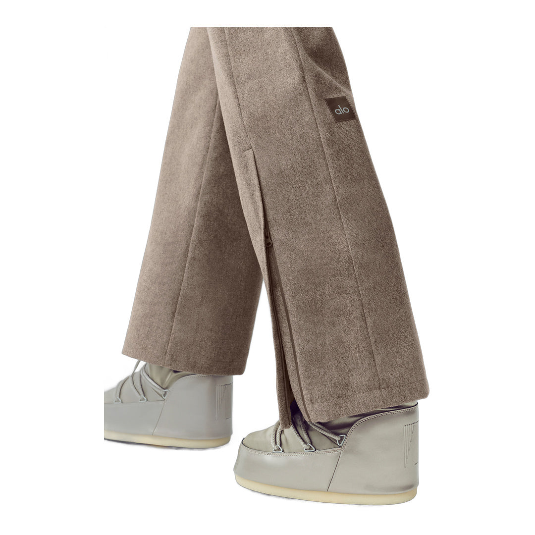 alo Wool Blend Bunny Slope Bib - Alpine Cocoa Heather