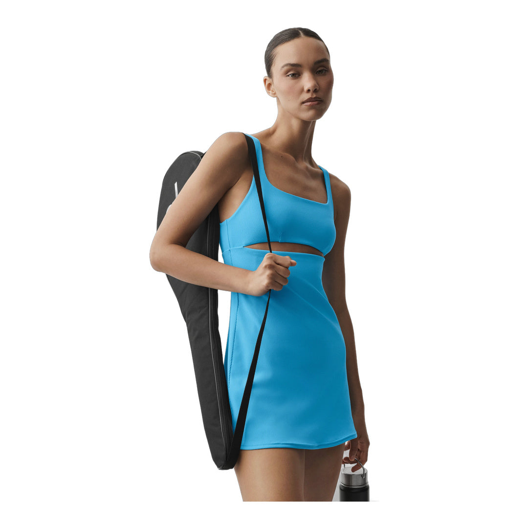 alo Slice Tennis Dress - Azure Blue