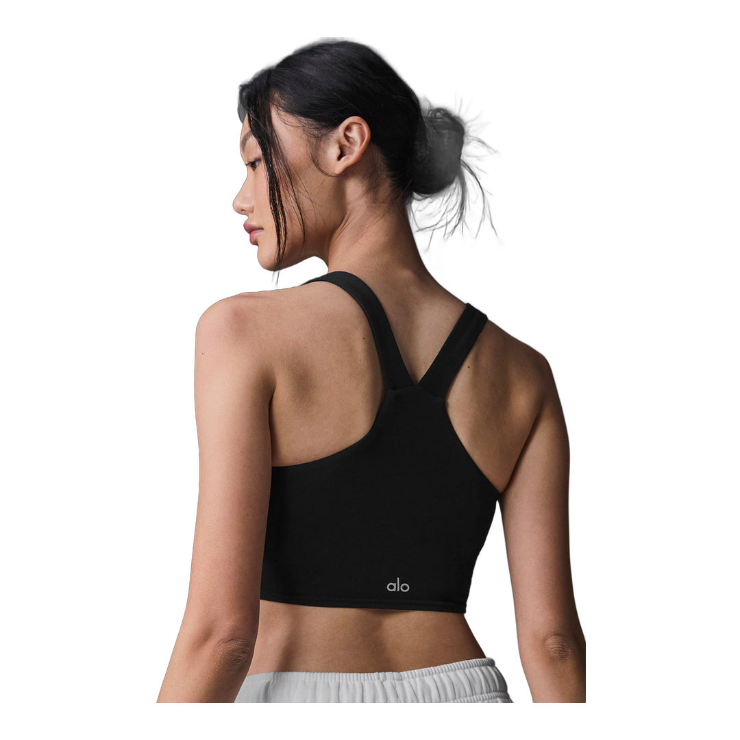 alo Airbrush Real Bra Tank - Black