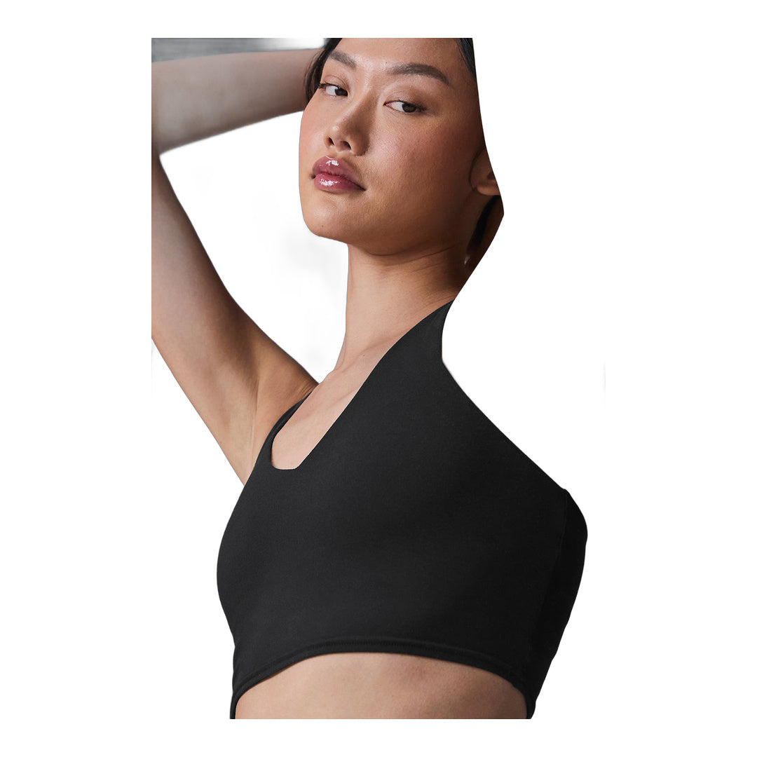 alo Airbrush Real Bra Tank - Black