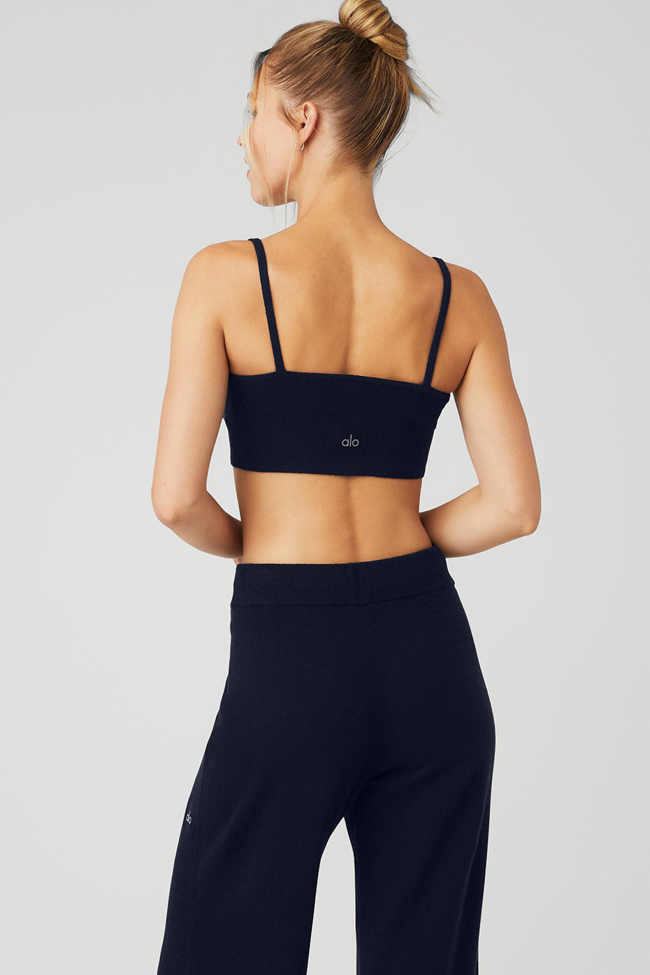 alo Cashmere Jet Set Bra - Navy