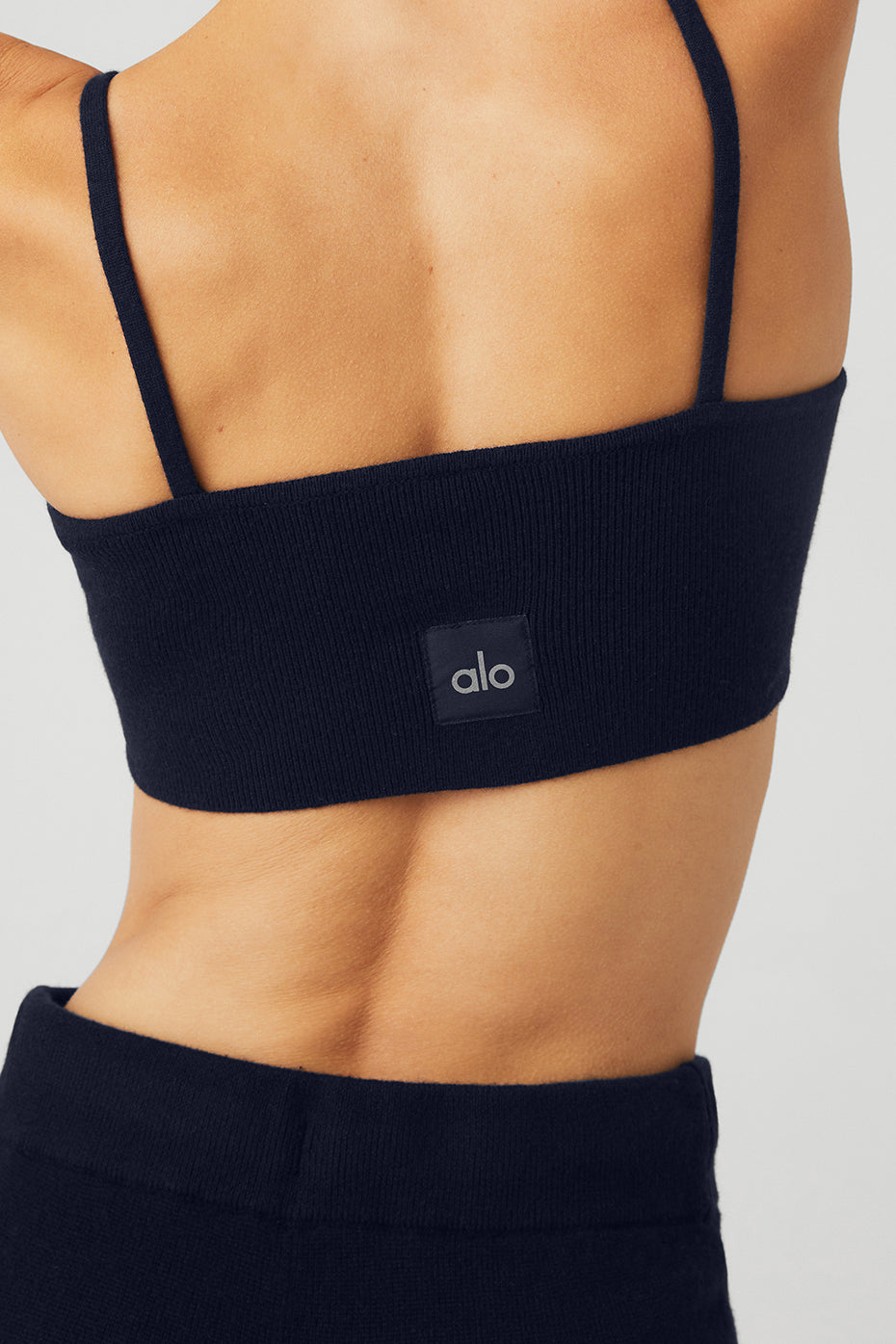 alo Cashmere Jet Set Bra - Navy