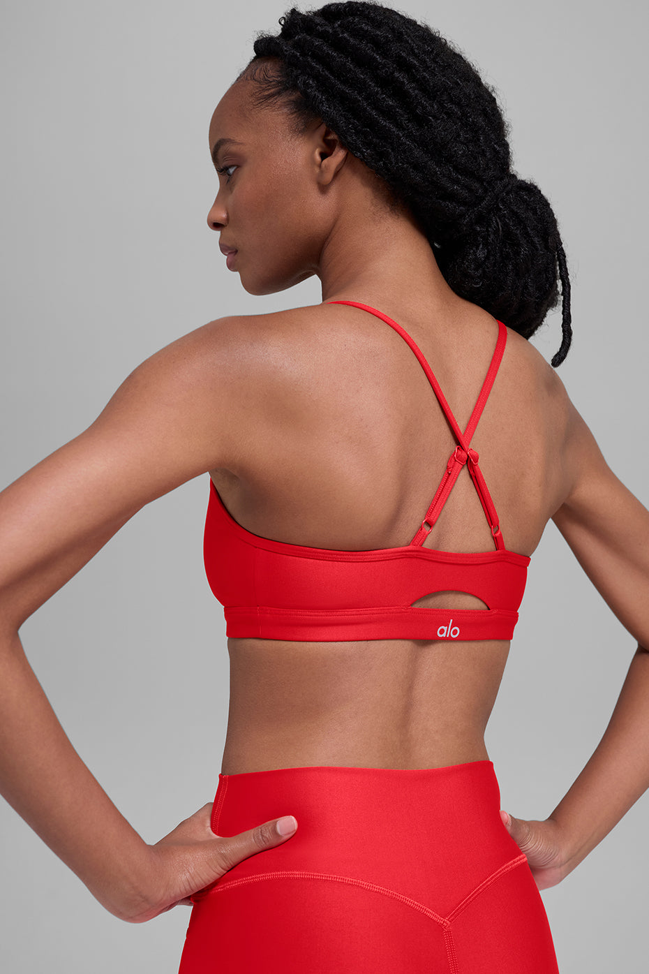 alo Airlift Intrigue Bra - Bright Red