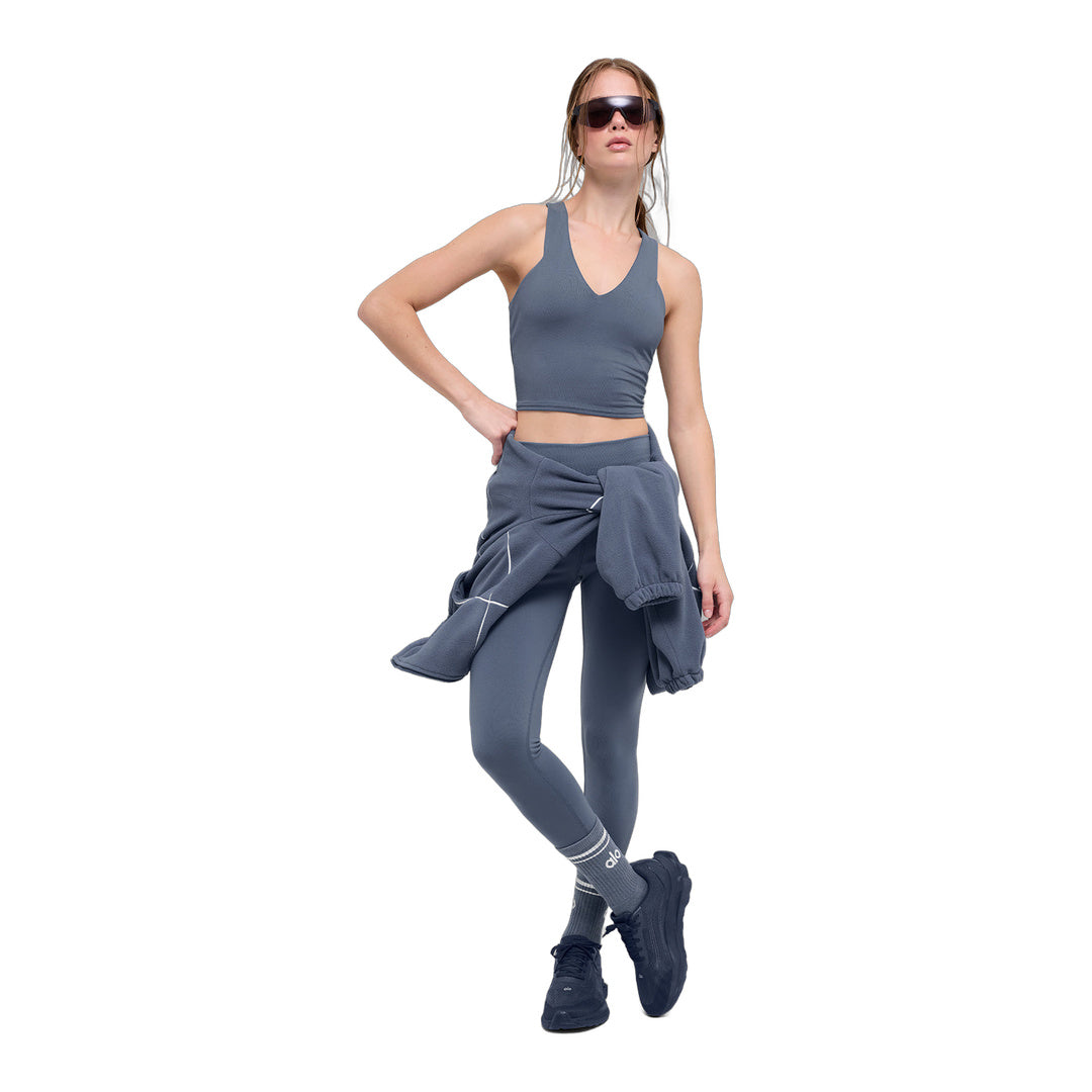 alo Airbrush Real Bra Tank - Bluestone