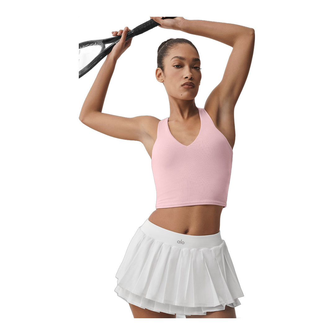 alo Airbrush Real Bra Tank - Vintage Pink