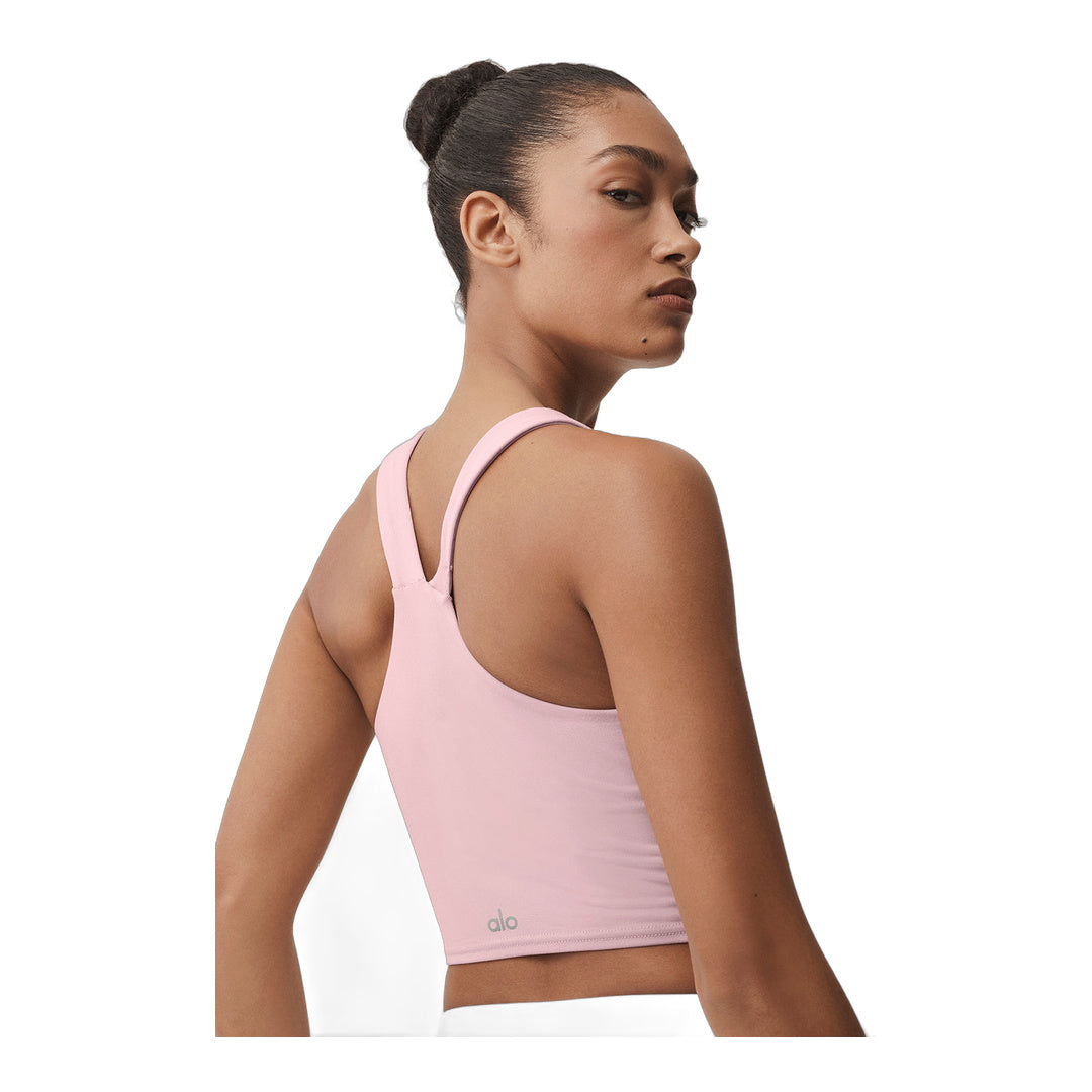alo Airbrush Real Bra Tank - Vintage Pink