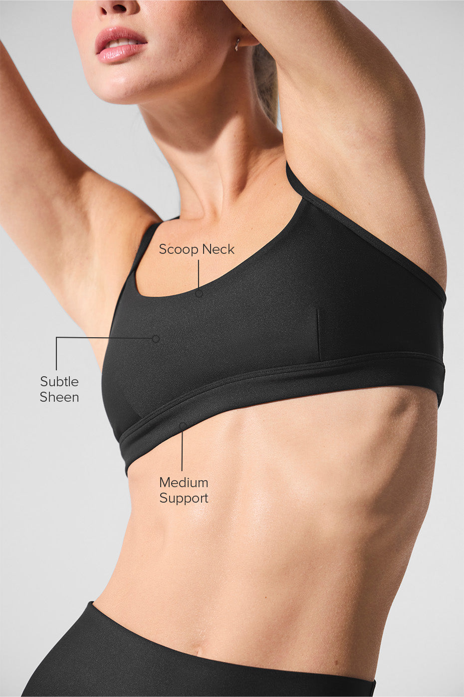 alo Airlift Intrigue Bra - Black