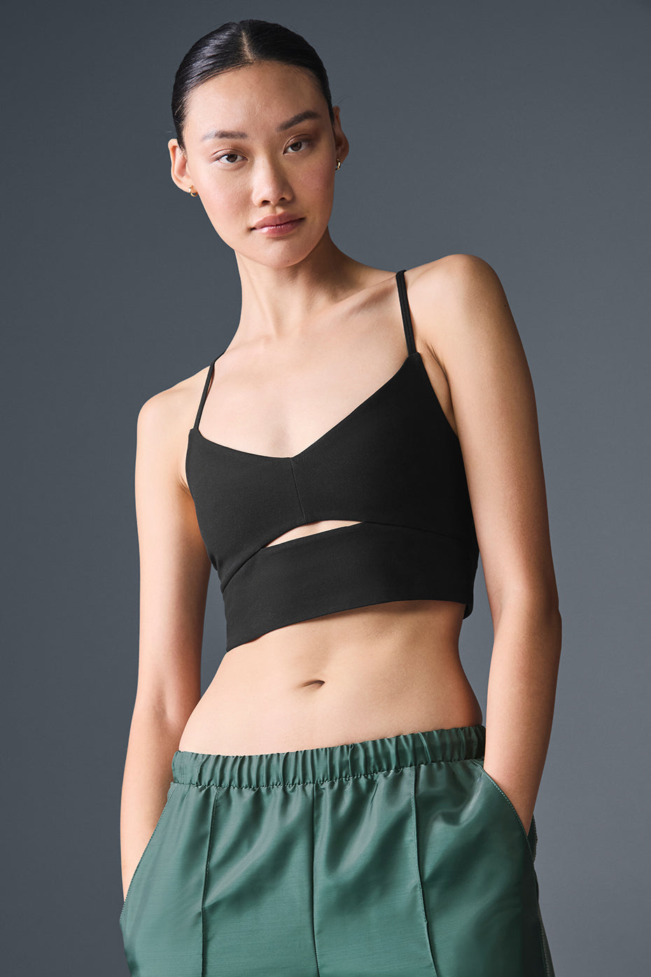 alo Alosoft Highlight Bra - Black
