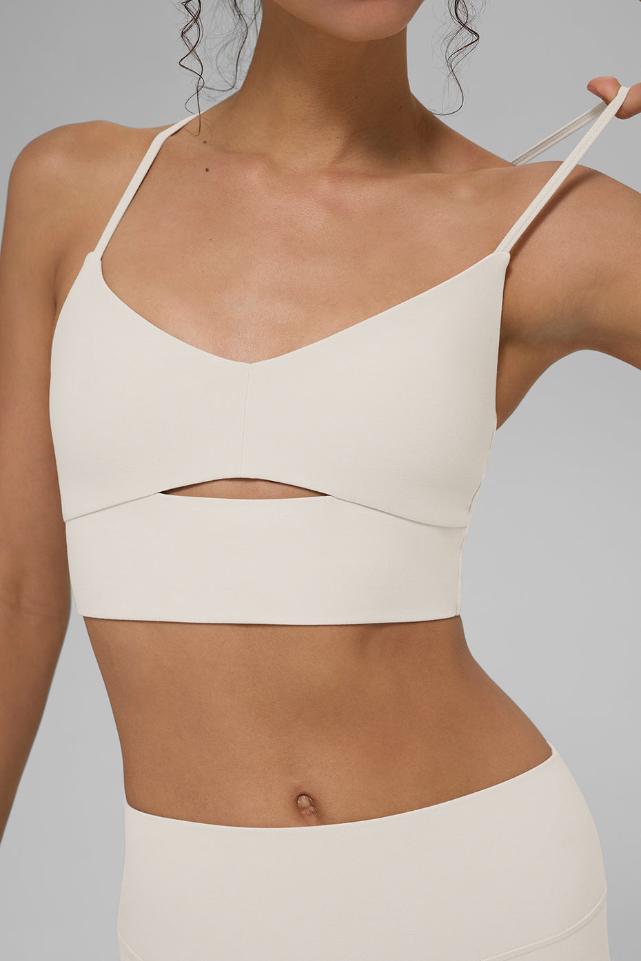 alo Alosoft Highlight Bra - Bone