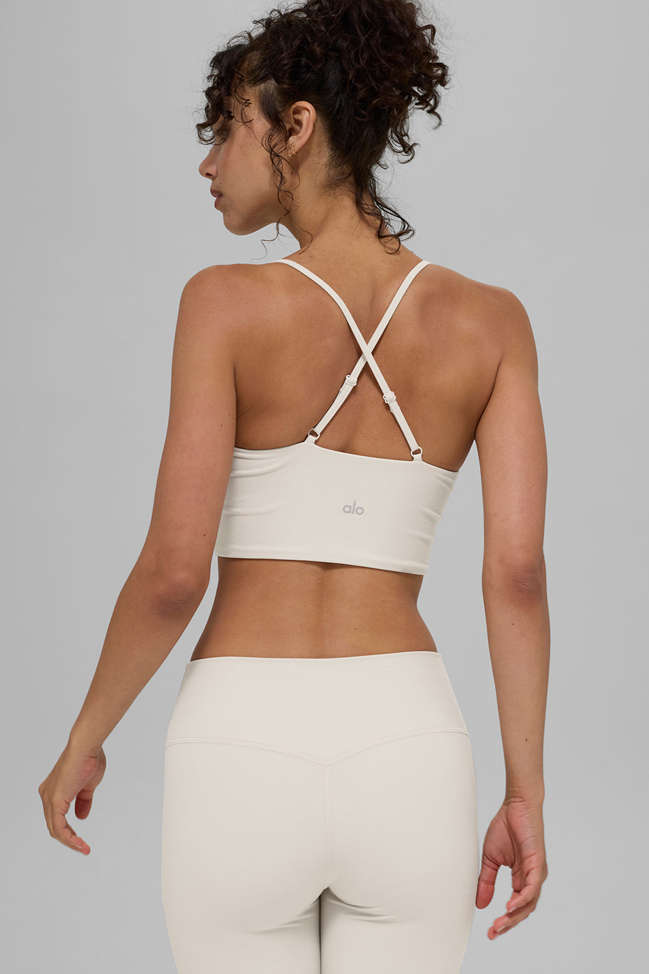 alo Alosoft Highlight Bra - Bone