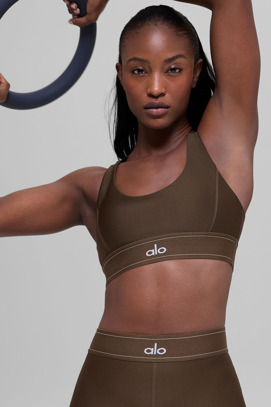 alo Airlift Suit Up Bra - Espresso