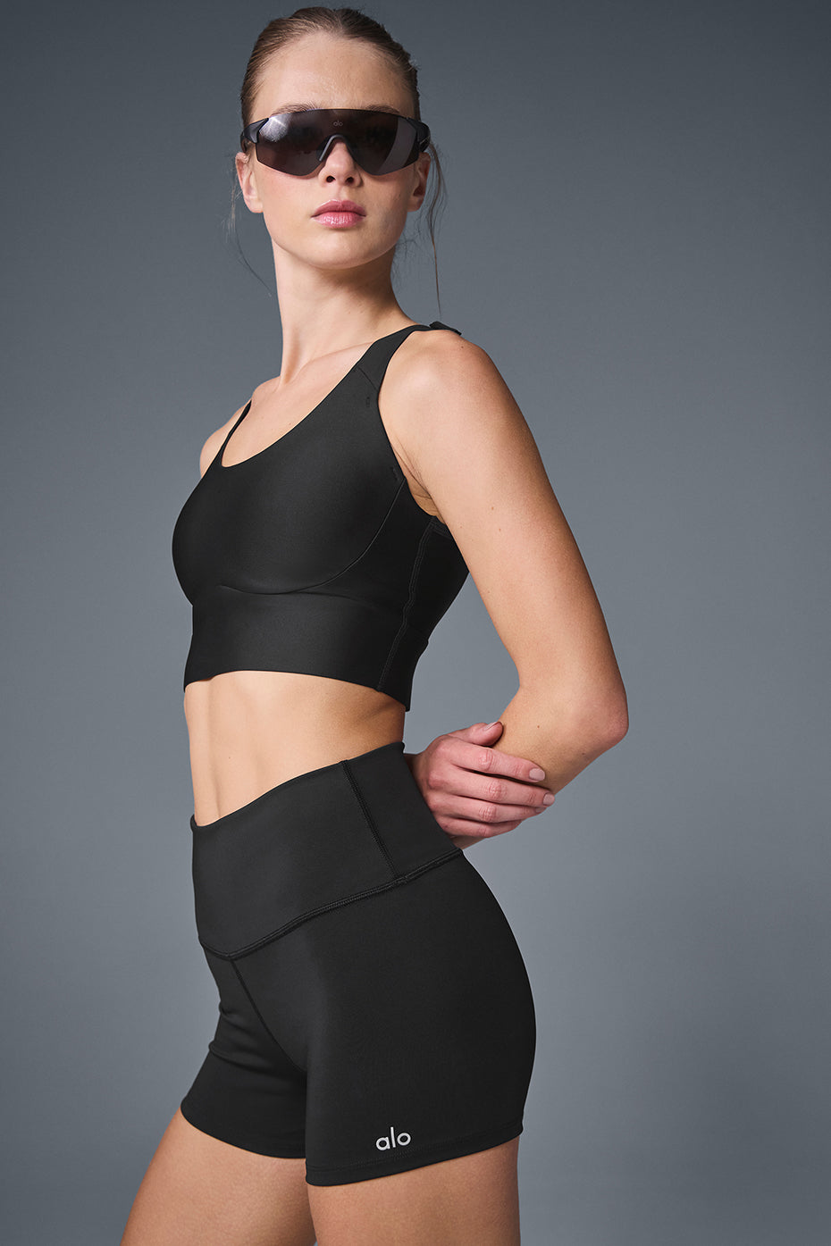 alo Airlift Empower Bra - Black