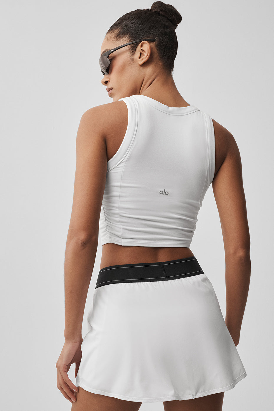 alo Sway Bra Tank - White