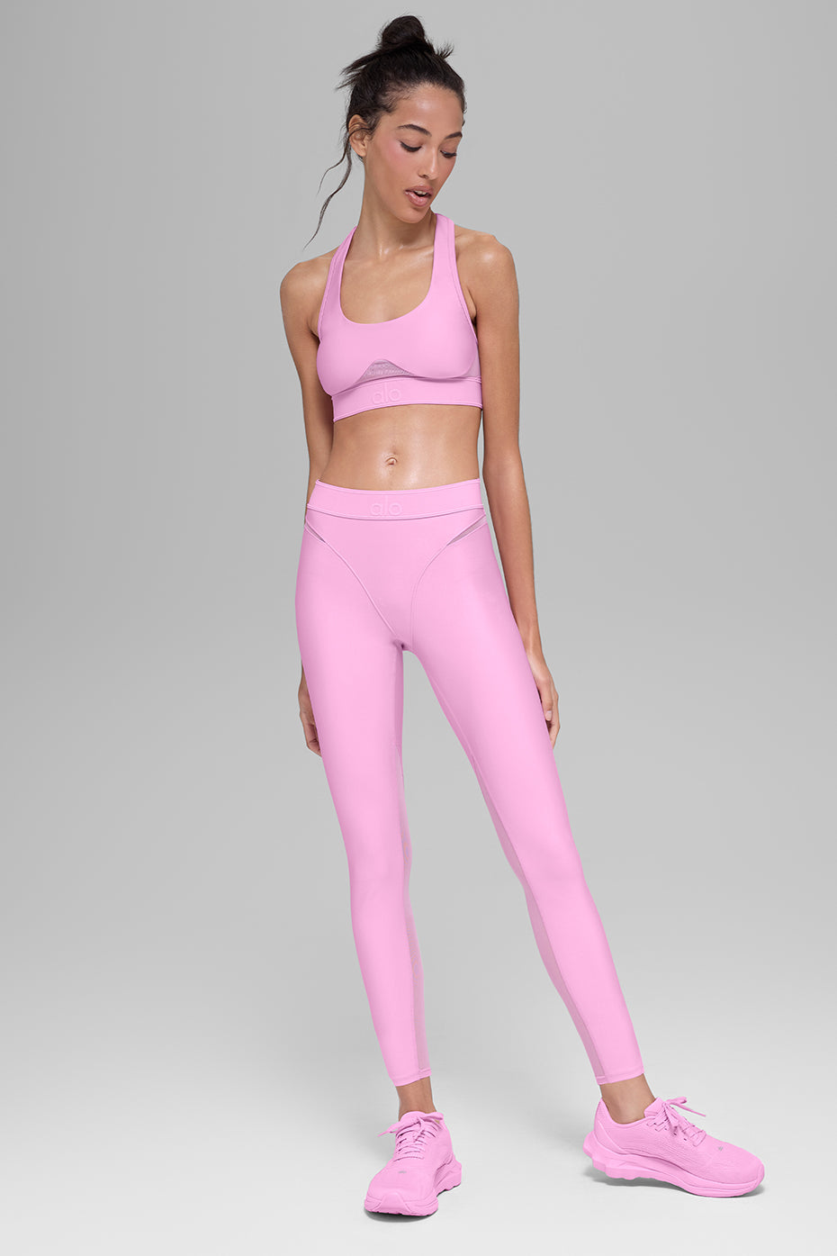 alo Airlift Rebel Bra - Candy Heart Pink