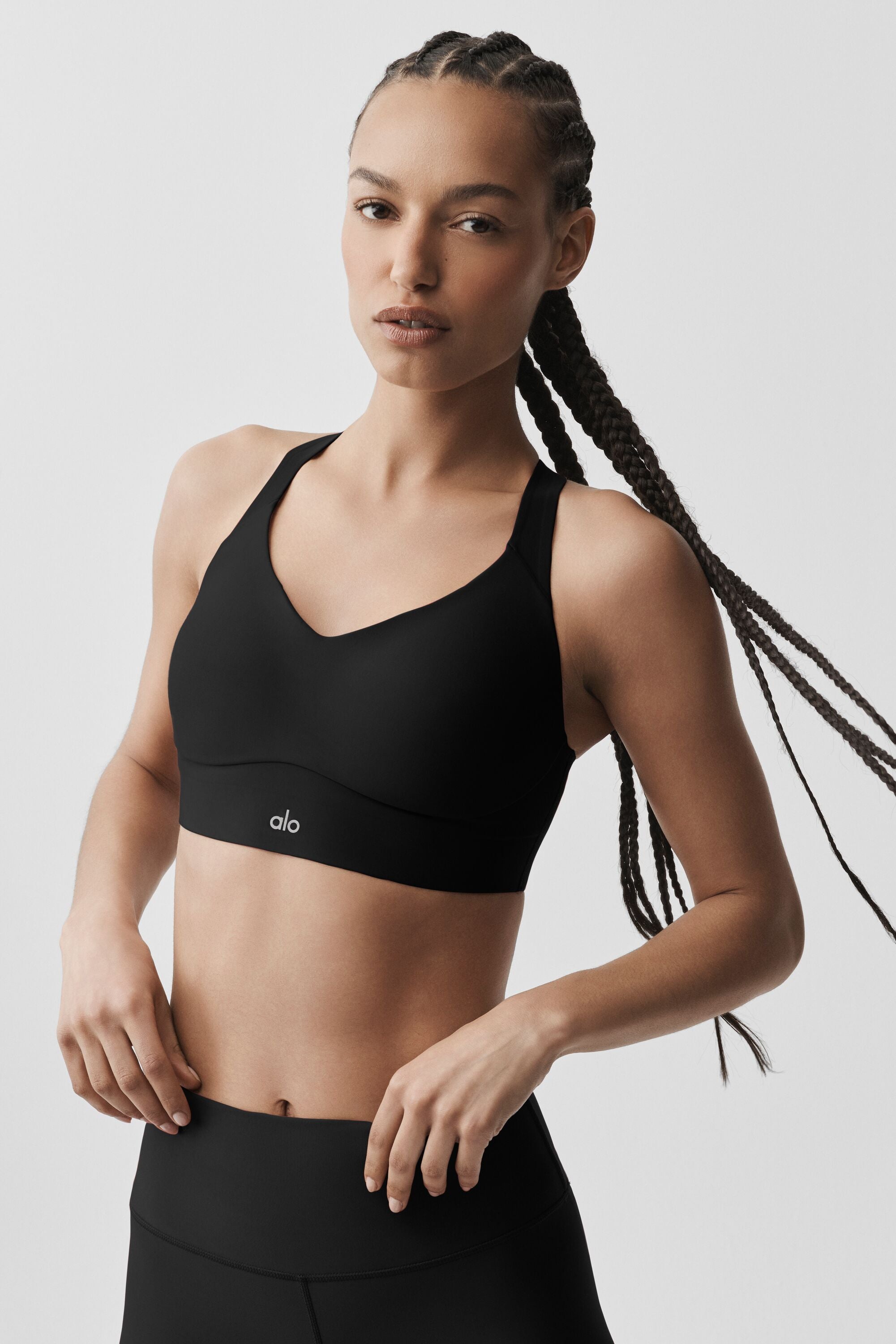 alo Airlift Endurance High-Impact Bra - Black