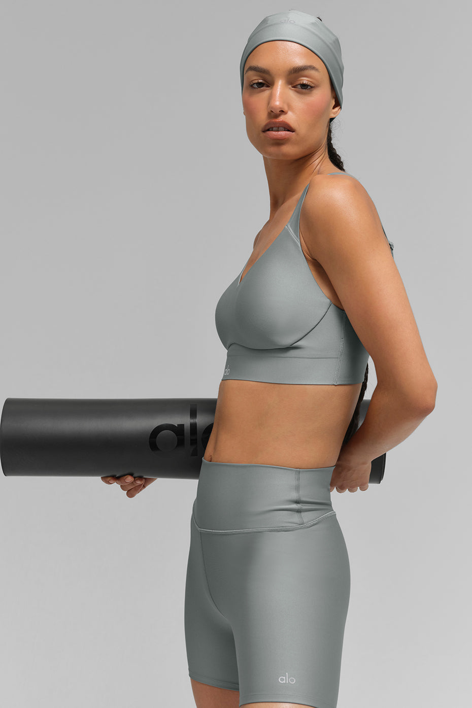 alo Airlift Endurance High-Impact Bra - Lunar Grey