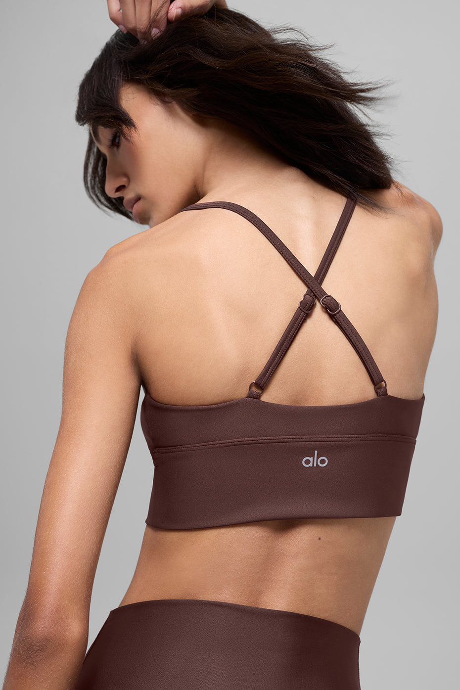 alo Airlift Divine Bra - Brownstone