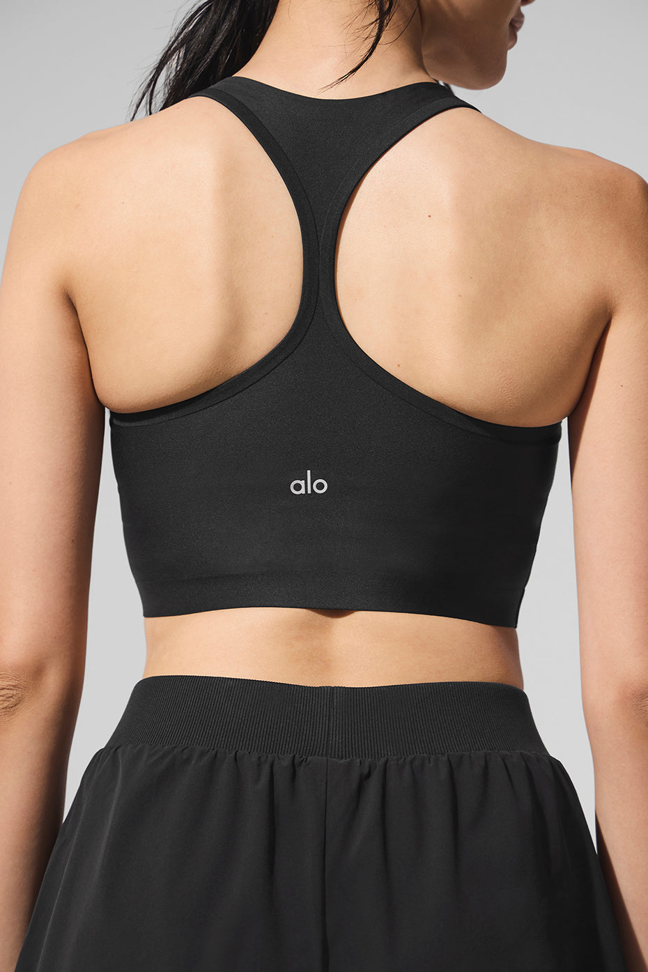 alo Airlift Super Sleek Bra Tank - Black