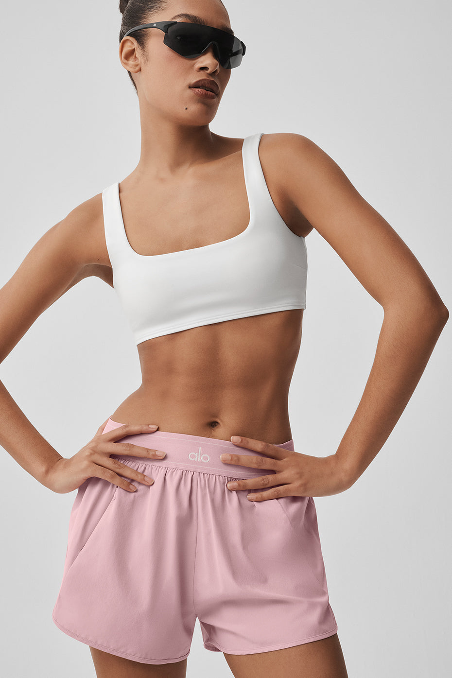 alo ALO Softsculpt Precision Bra - White