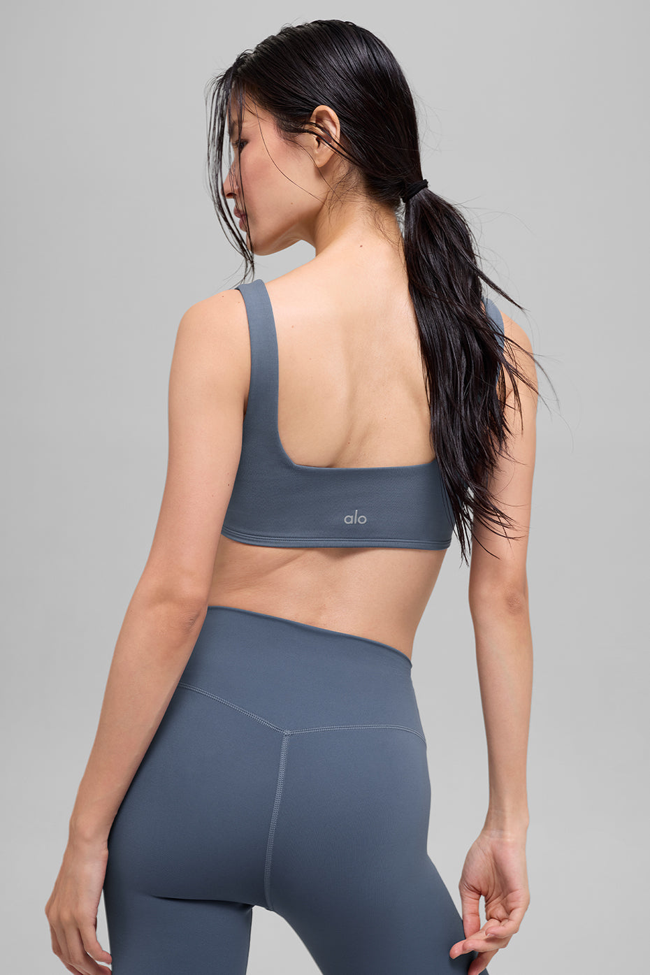 alo ALO Softsculpt Precision Bra - Bluestone