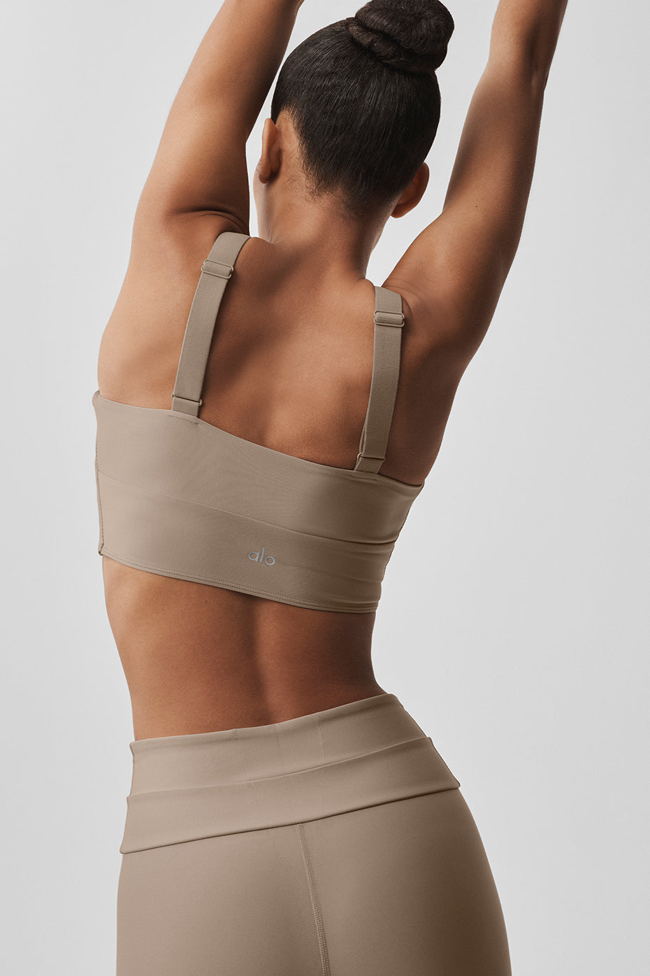 alo Airlift Horizon Bra - Gravel