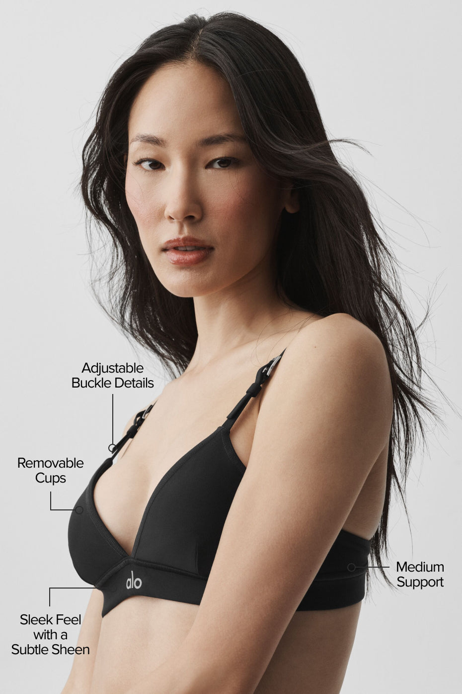 alo Airlift Connection Bra - Black